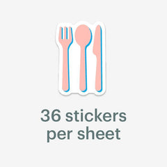 Mossery Stickers: Cutlery (STC-012)