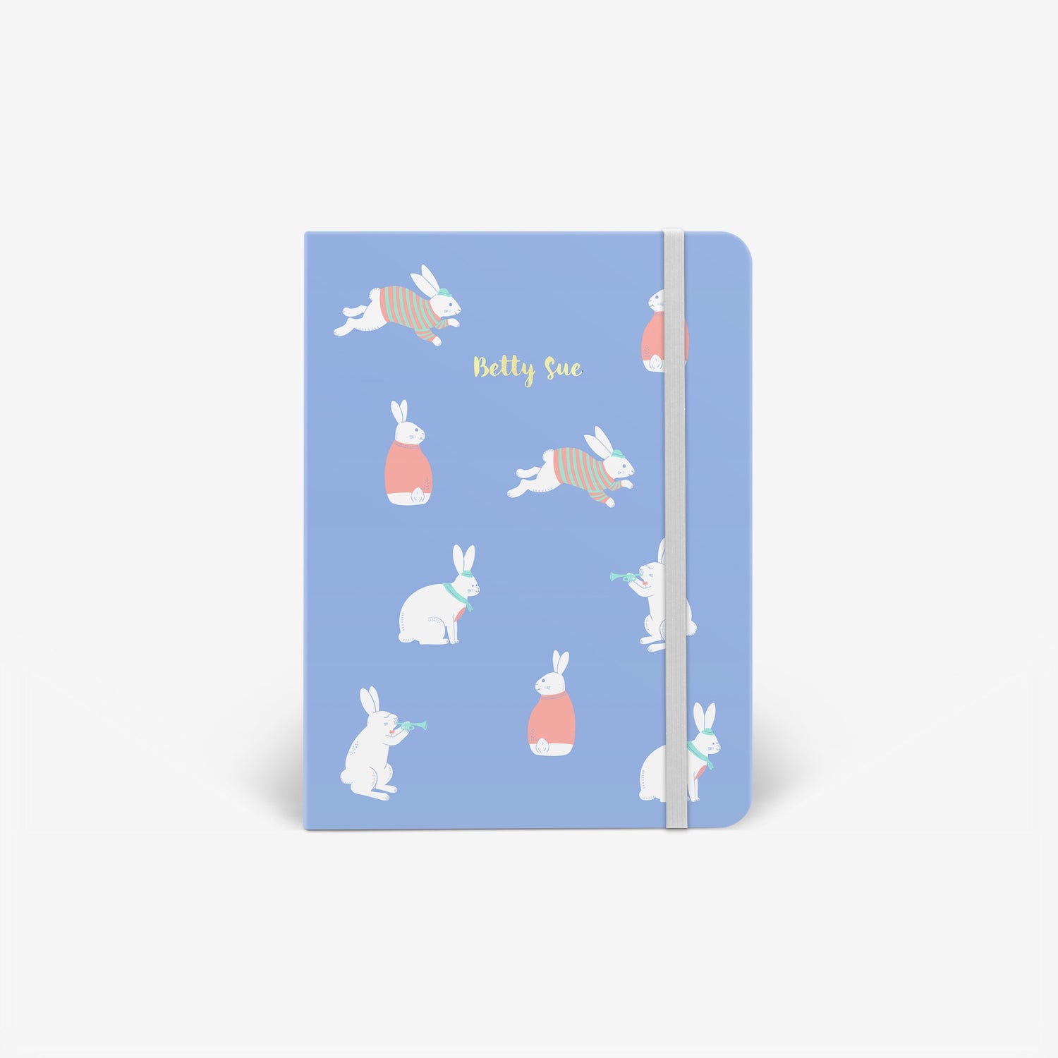 Bunny Blue Threadbound Notebook