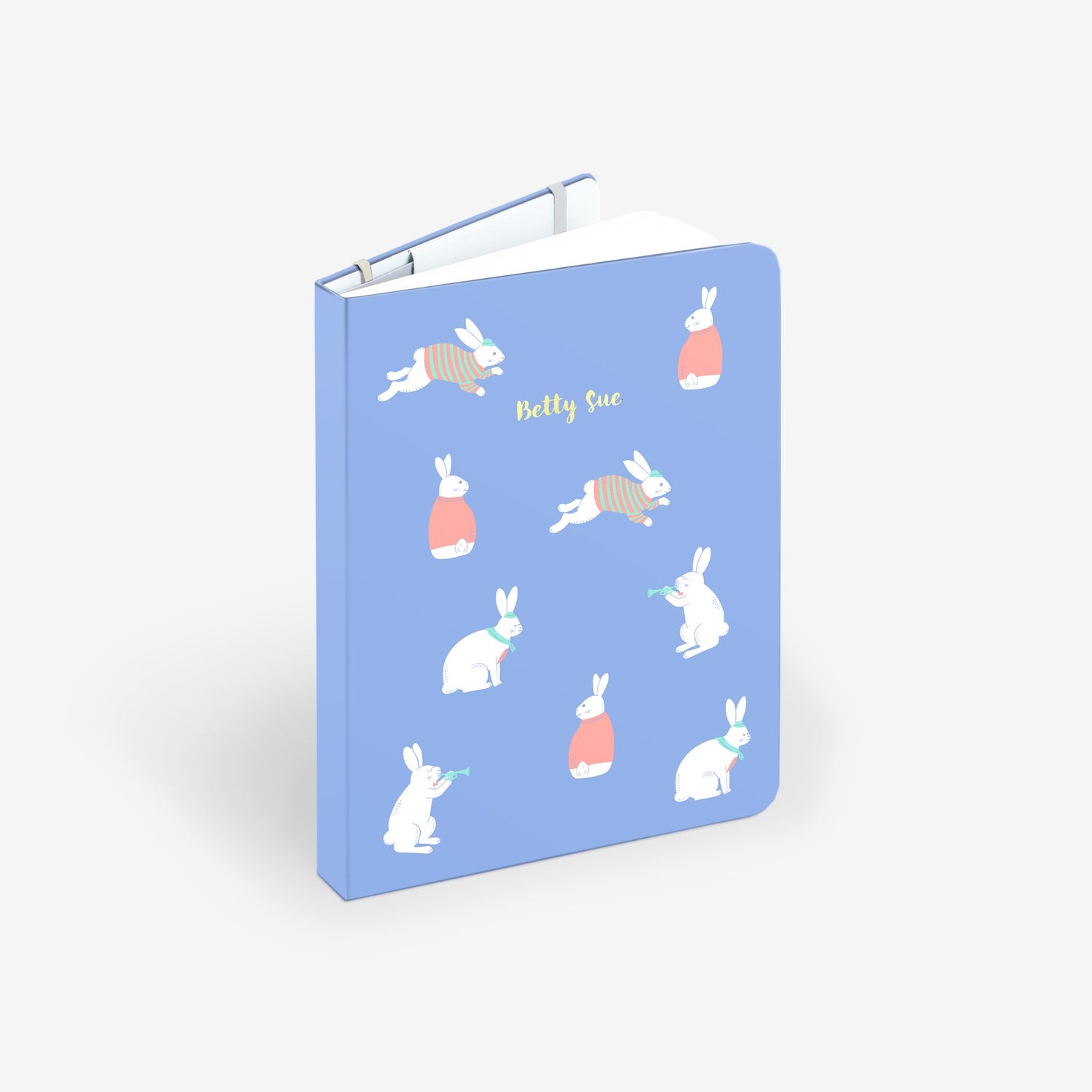 Bunny Blue Wirebound Sketchbook