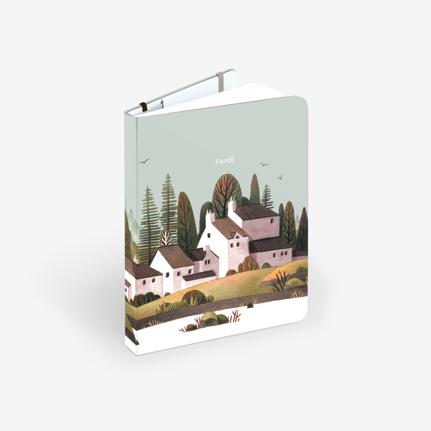 Countryside Wirebound Notebook