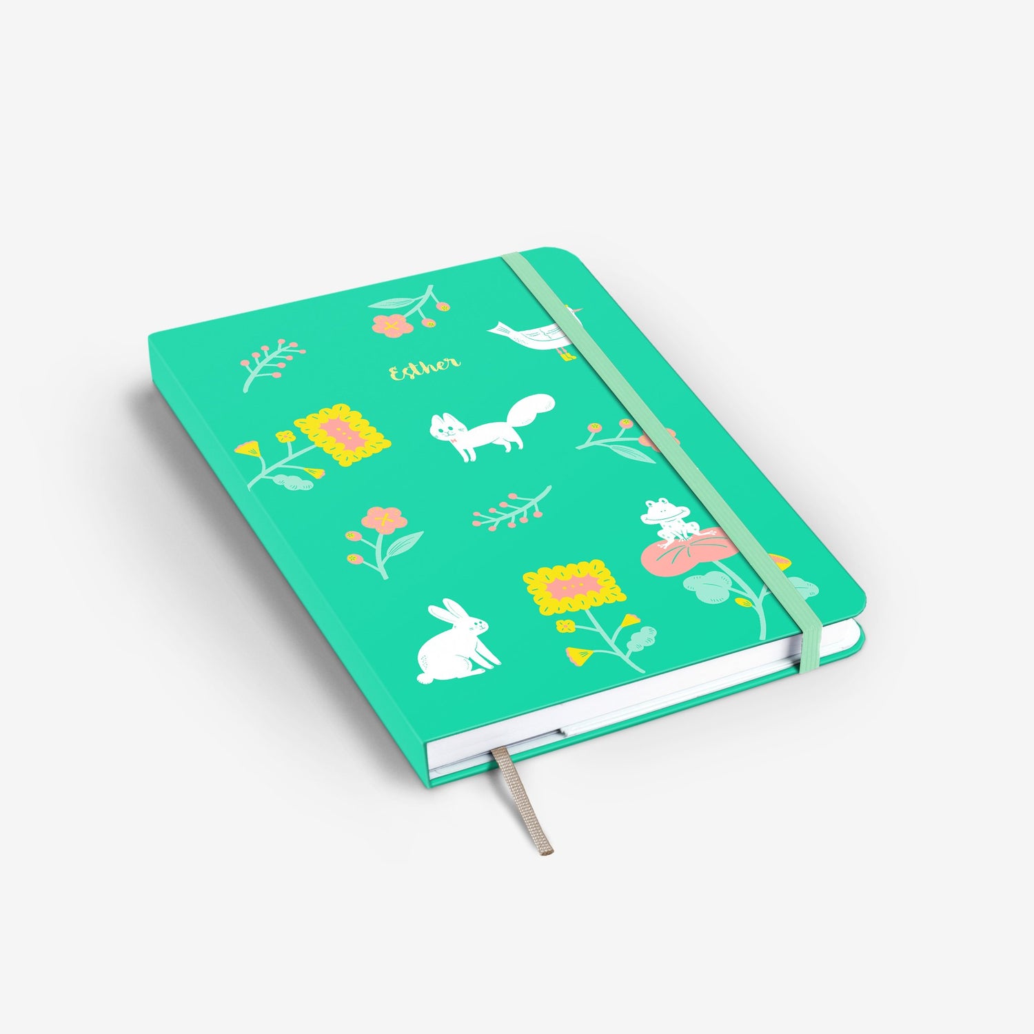 Garden Green Threadbound Notebook