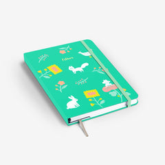 Garden Green Wirebound Notebook