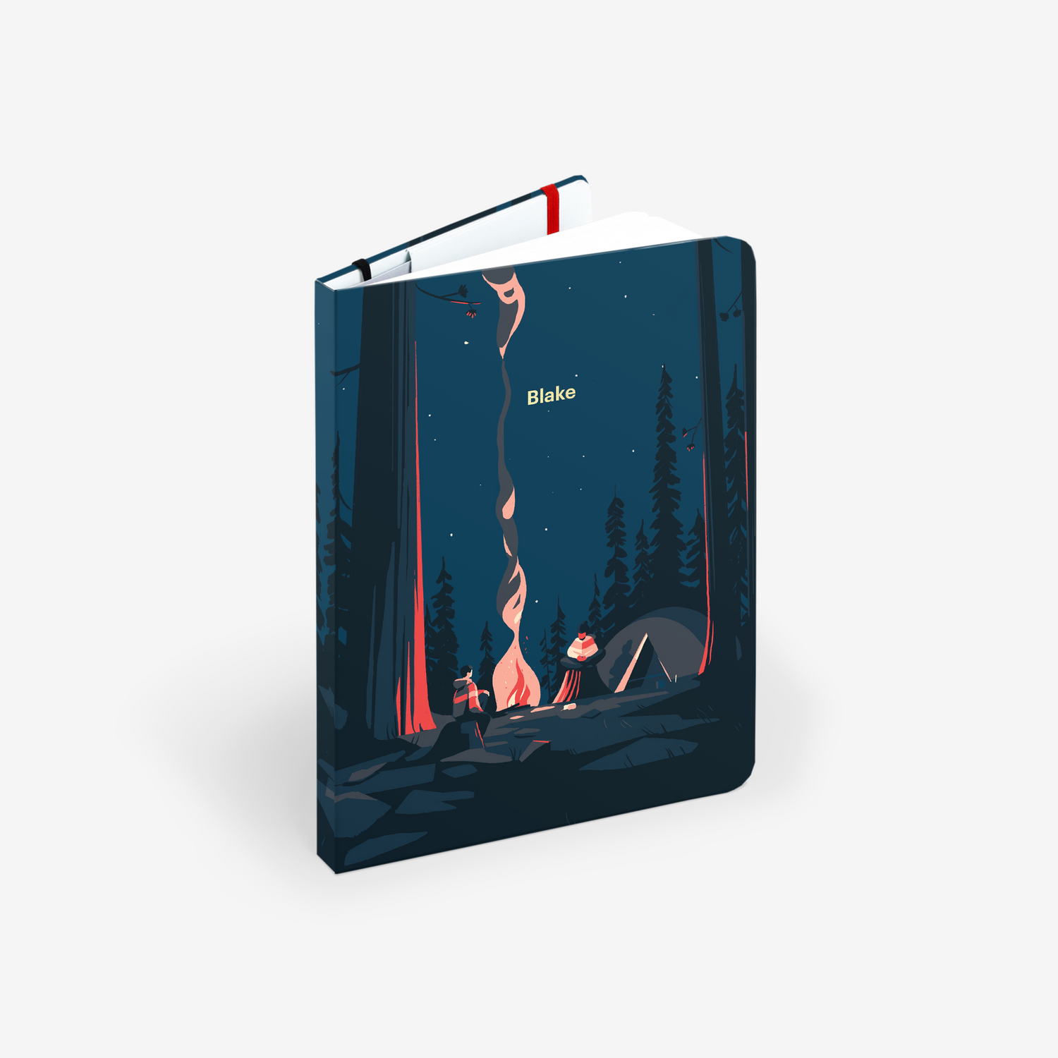 Campfire Light Threadbound Sketchbook