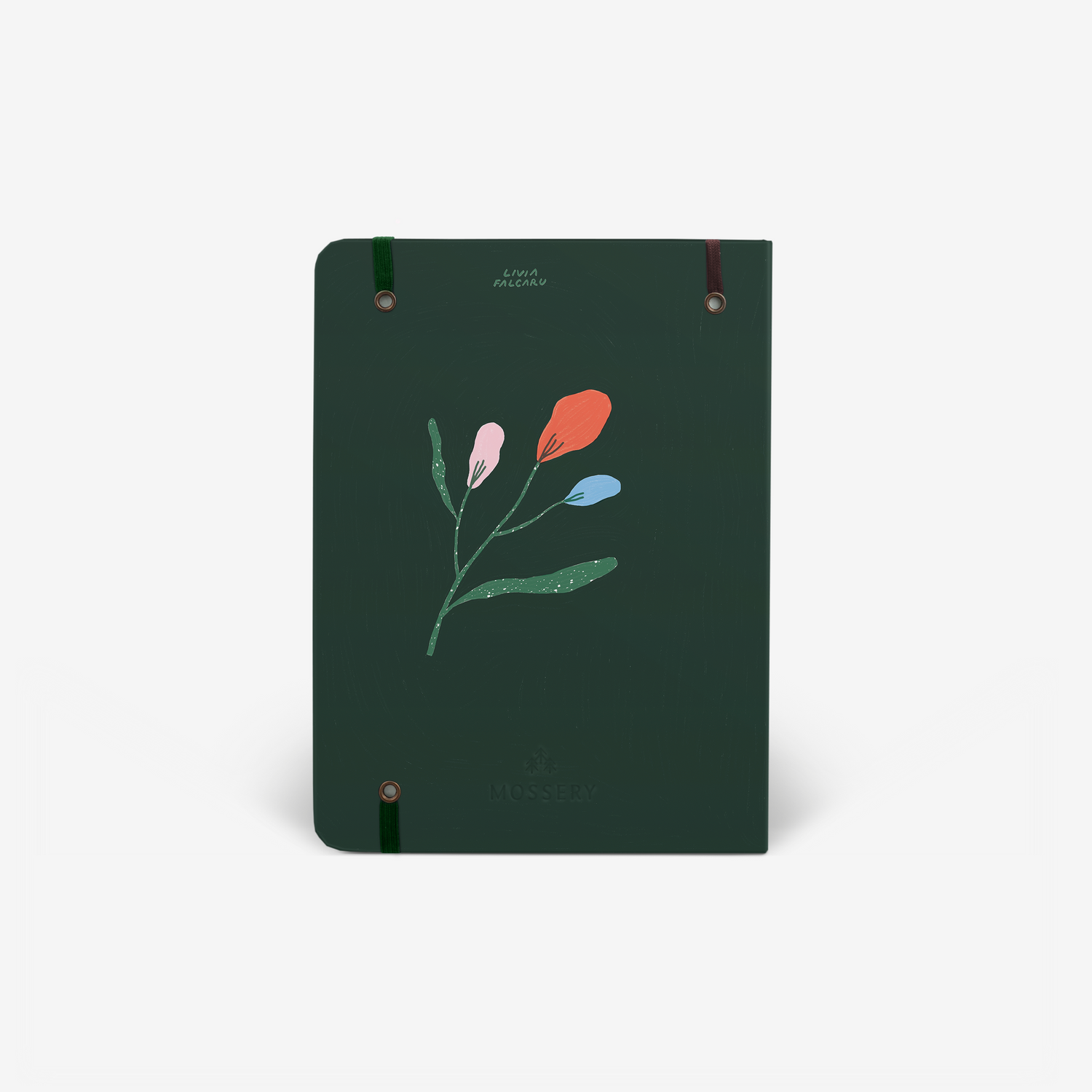 Flowerpiece Light Threadbound Notebook