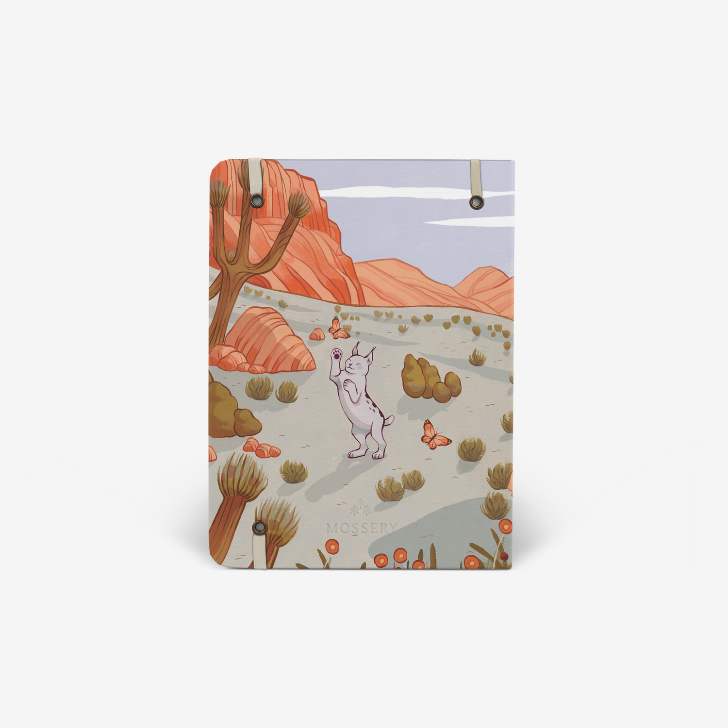 Summer Lynx Light Threadbound Notebook