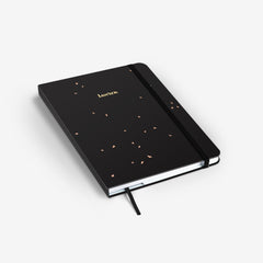Black Speckle Light Threadbound Sketchbook