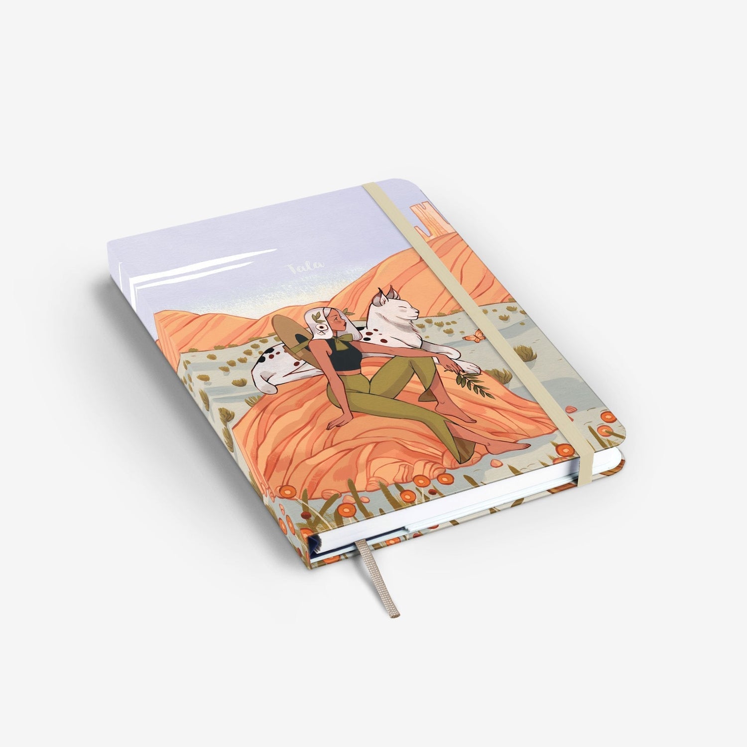 Summer Lynx Wirebound Notebook