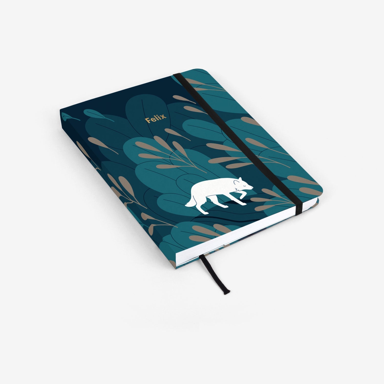 Night Wolf Threadbound Notebook